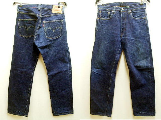 即決 [W31]サンプル級の鬼ヒゲ Levi's 55501- 日本製 501XX