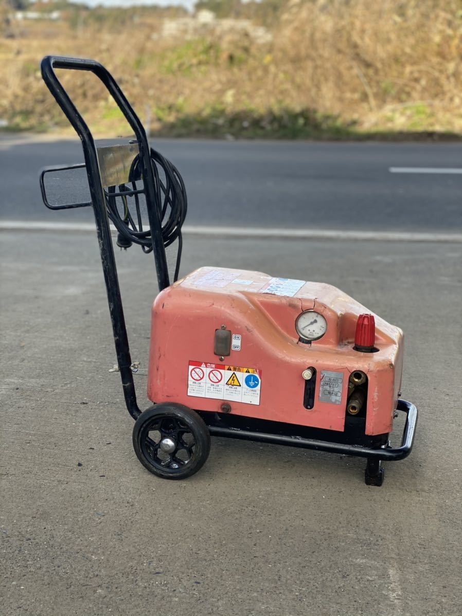 スーパー工業　◆モーター式　高圧洗浄機　ＳＡＲ－１１０５－３（１００Ｖ型）中古(洗浄ガンと高圧ホース無し)