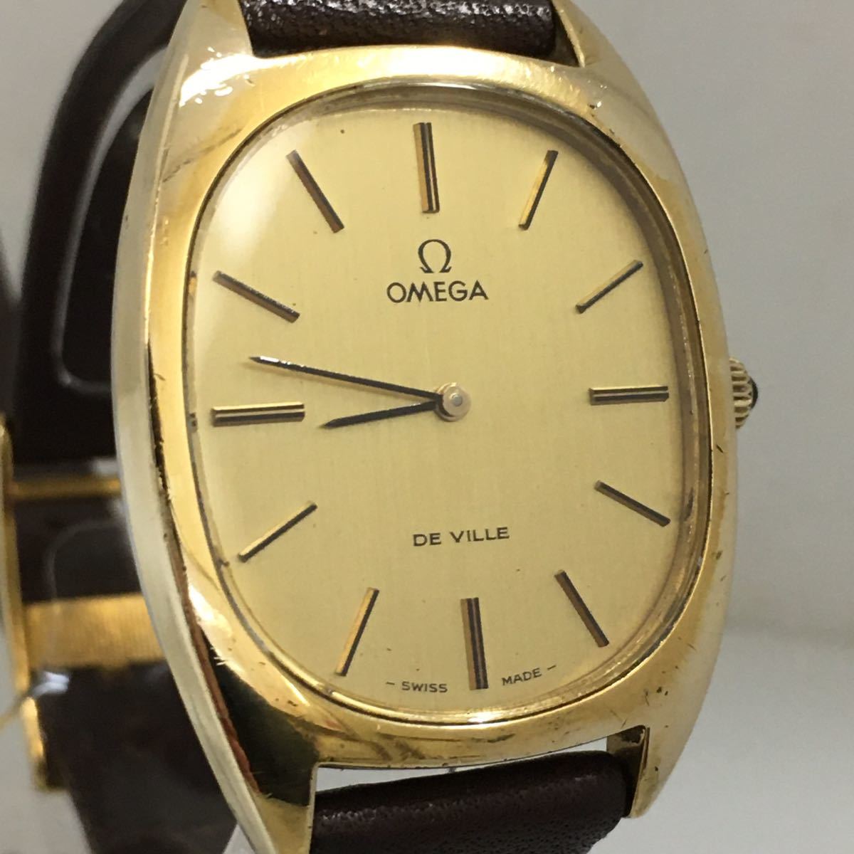 OMEGA オメガ デビル 手巻き メンズ腕時計 ゴールド 動作品 中古品 