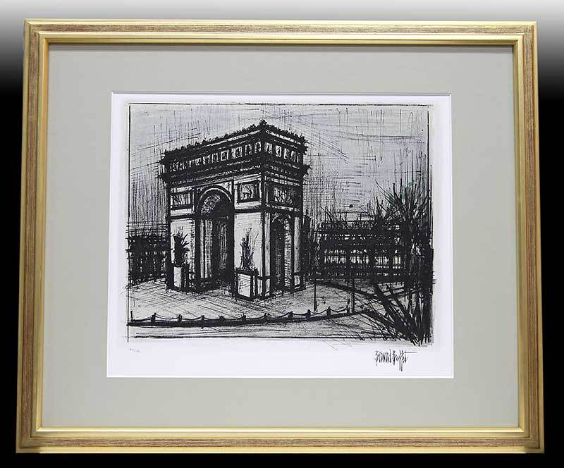 ベルナール・ビュッフェ「L'Arc de Triomphe 40/150」 Bernard Buffet