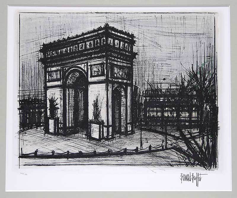 ベルナール・ビュッフェ「L'Arc de Triomphe 40/150」 Bernard Buffet