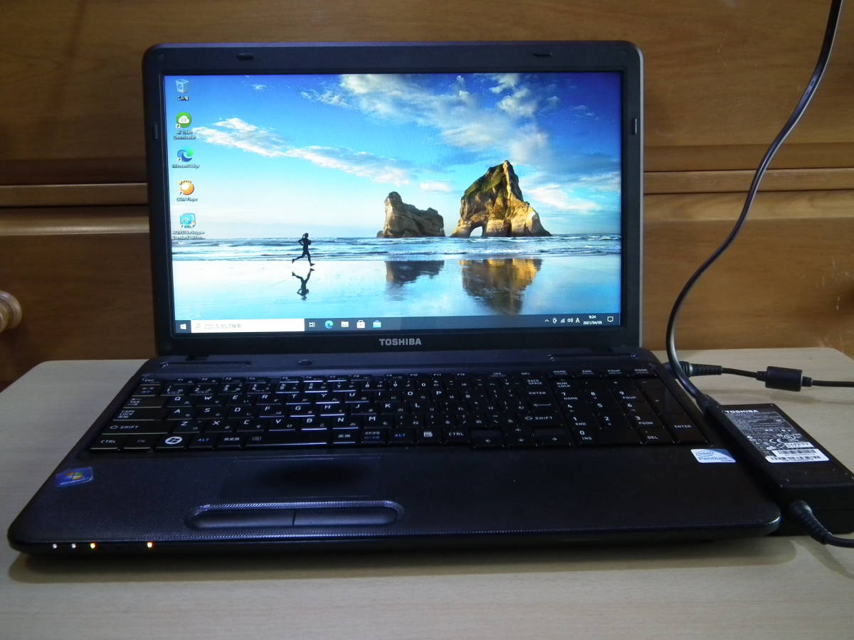 【SSD256GB搭載WIN10Home64bit 東芝 Dynabook BX/33M Pentium Dual Core/メモリ4GB/Office365