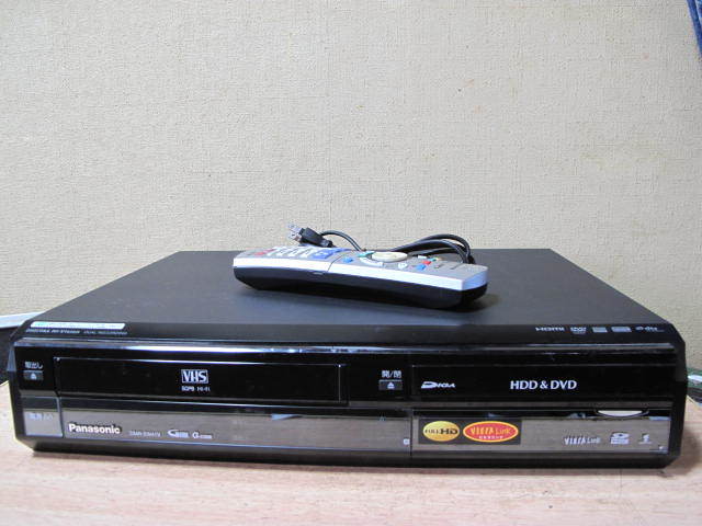 新品，人気 【通電確認済み】SHARP シャープ HDD DVD VHS レコーダー