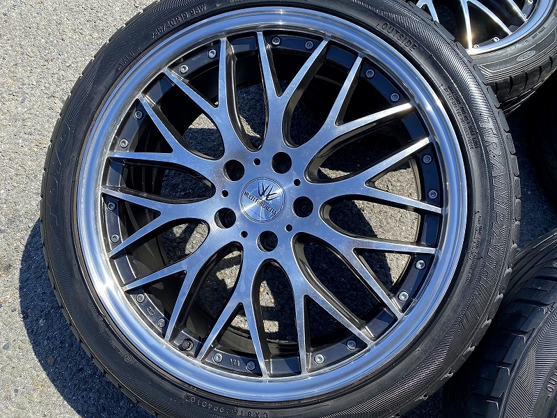 ロクサーニ マルチフォルケッタⅡ 20×8J 9J +38 アルファードなど BADX