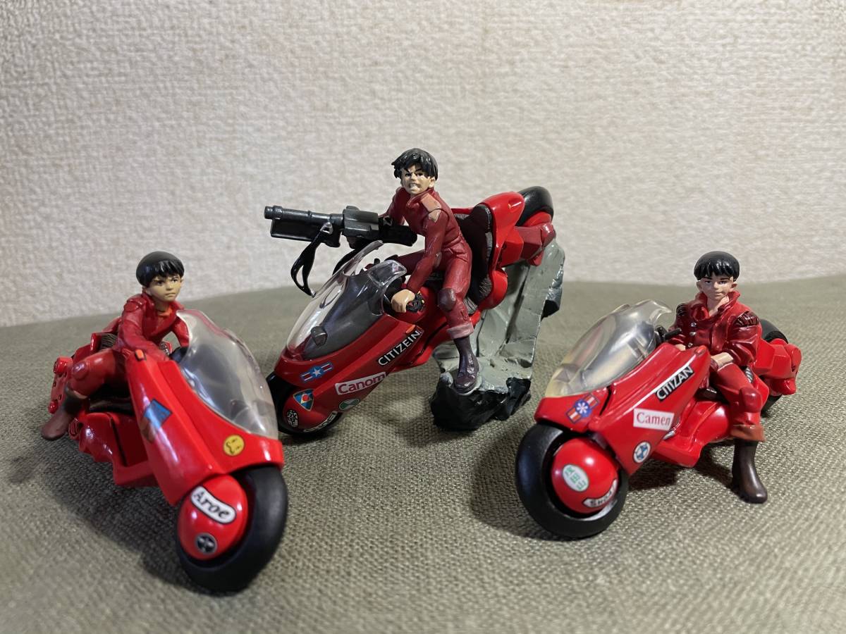 Akira 金田のバイク Km アキラ オートバイ バイク フィギュア 大友克洋 海洋堂 金田 金田バイク 81 以上節約 アキラ