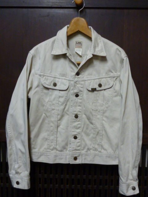 90s Lee WESTERNER LARGE リー ウエスターナ ジャケット 日本製 サテン ジージャン エドウィン レプリカ 生成り オフホワイト アイボリー