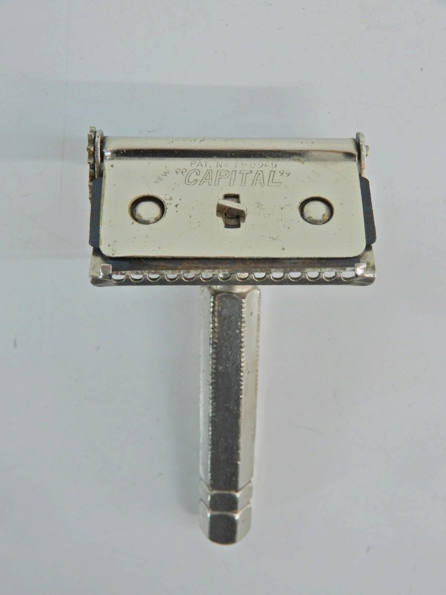 C410 品 Stropping Safety Razor E.T.MFG / CLOVER 携帯 髭剃り 2点 / FATHER 剃刀 ...