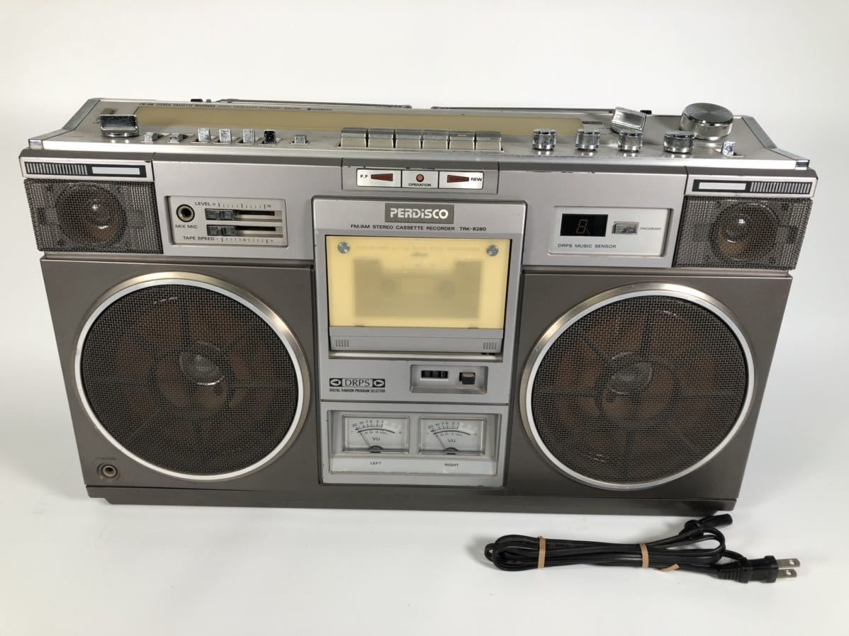 HITACHI TRK-8280 日立 パディスコ ラジカセ FM⁄AM PERDISCO カセット