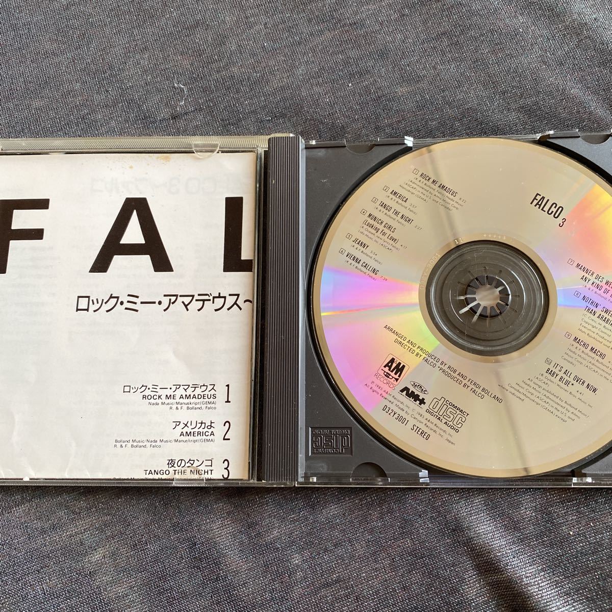 D32y 3001 ファルコ ロック ミー アマデウス ファルコ3 Falco 3 F 売買されたオークション情報 Yahooの商品情報をアーカイブ公開 オークファン Aucfan Com