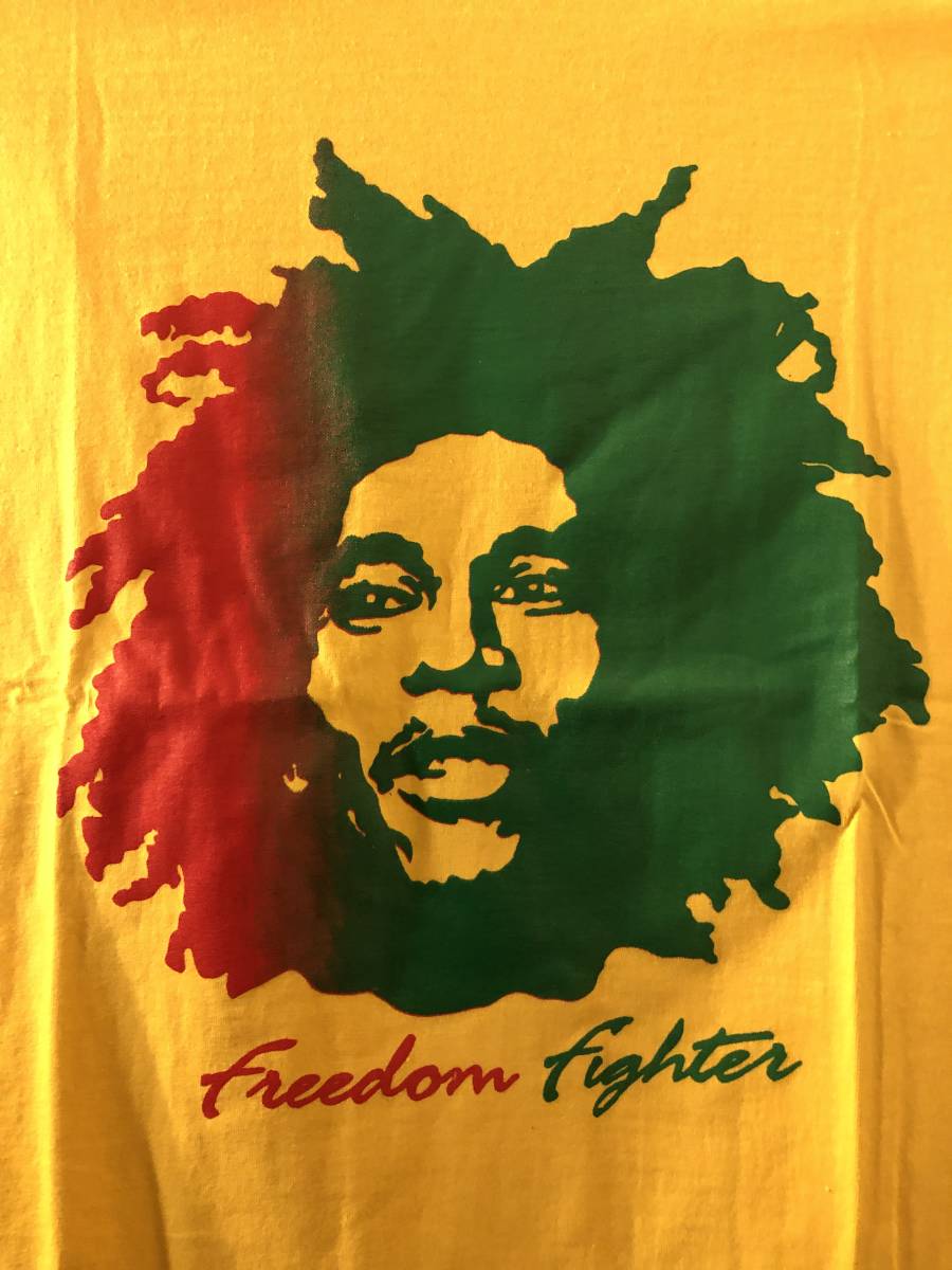 ボブマーリー Freedom Fighter プリントtシャツ L ミュージシャン レゲエ ロック ラスタマン イラスト キャラクター 売買されたオークション情報 Yahooの商品情報をアーカイブ公開 オークファン Aucfan Com