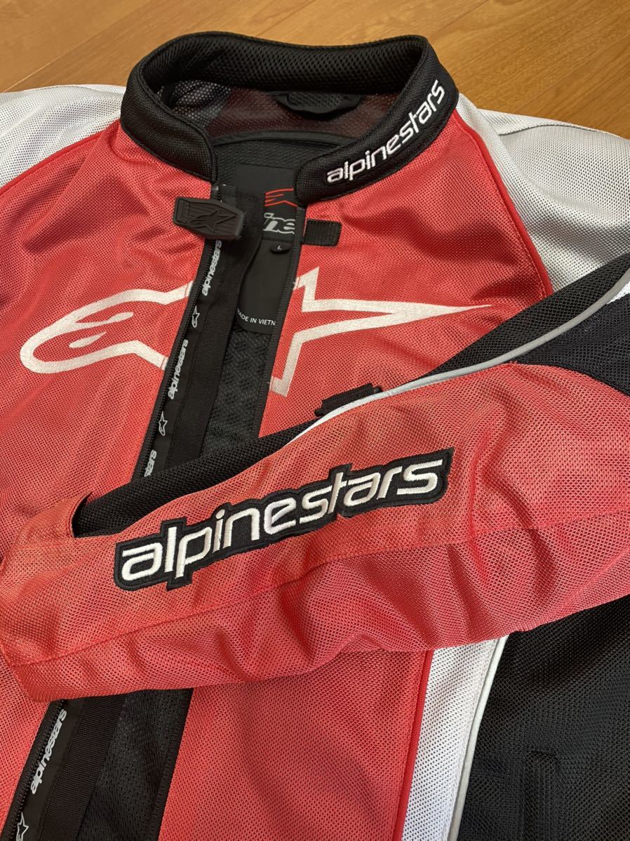 alpinestars アルパインスターズ メッシュジャケット Lサイズ レッド
