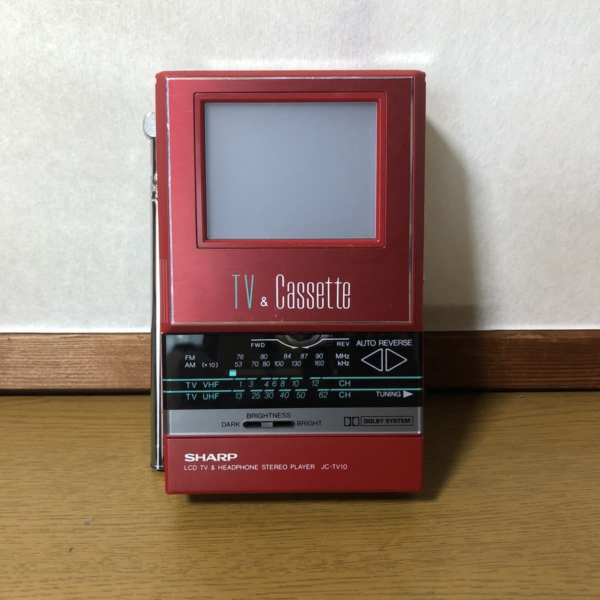 JC-TV10 SHARP シャープ r⁄cassettefuturism テレビとカセット Cradle