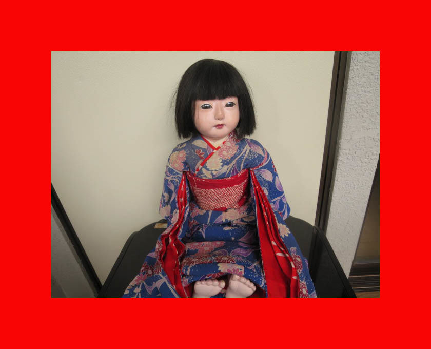 【人形館】「市松人形W279」衣装人形・市松人形.雛人形・木目込み人形〝衣〟