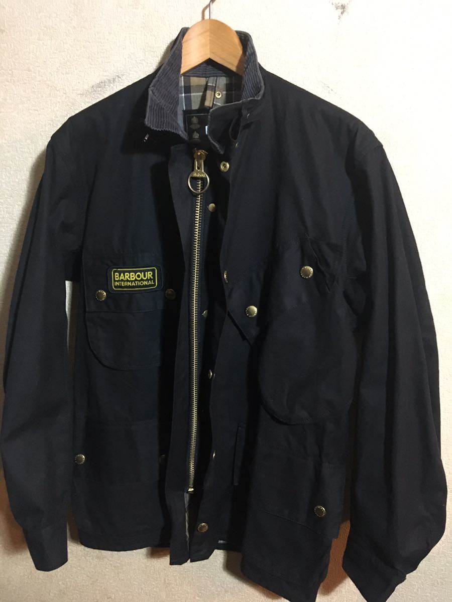 Barbourバブアーインターナショナルバイカーズジャケット 英国製 L