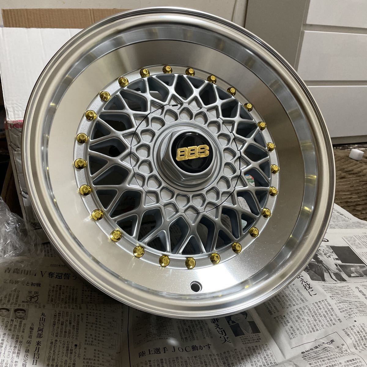 Bbs rs 15 インチ 深 リム pcd100 BBS 未使用 4本 ホイール 15インチ 7