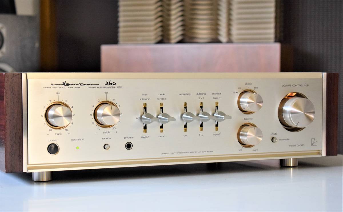LUXMAN ラックスマン CL-360 管球コントロールアンプ 整備済み