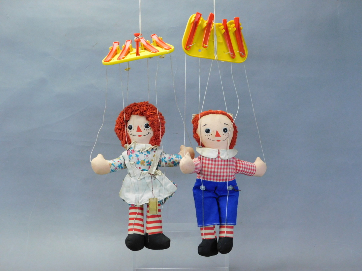 ラガディ アン&アンディ(Raggedy Ann & Andy)マリオネット(操り人形