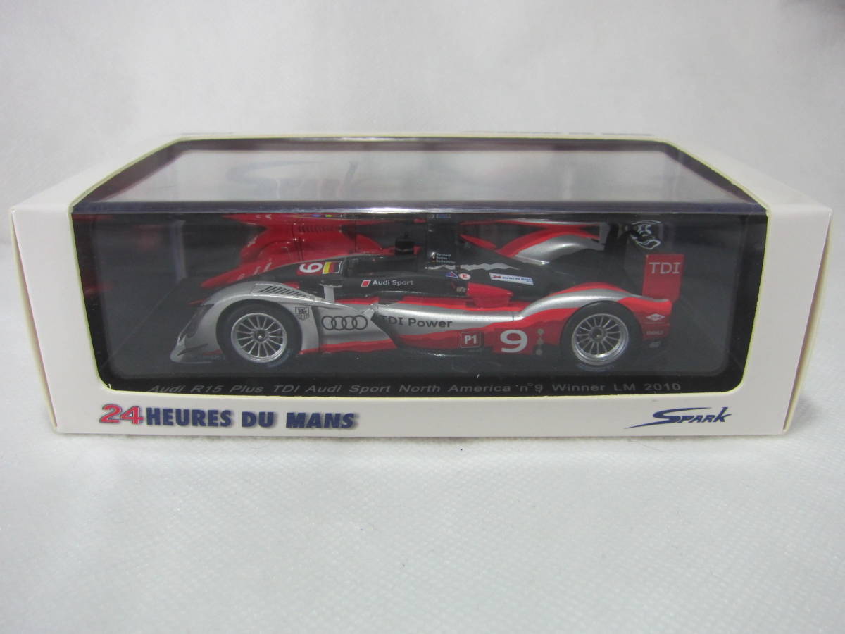 スパーク 1/43 アウディR15 PlusTDI #9 ルマン Winner 2010 R15 TDI 0