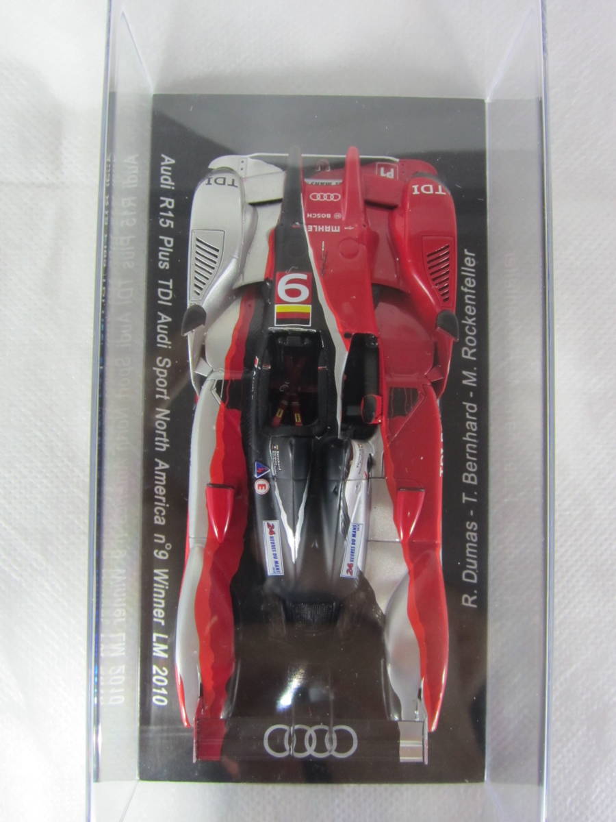 スパーク 1/43 アウディR15 PlusTDI #9 ルマン Winner 2010 R15 TDI 0