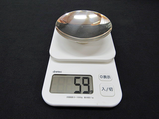 銀杯 純銀 銀盃 シルバー 純銀盃 SILVER 純銀製 盃 59g 刻印あり 天賞堂