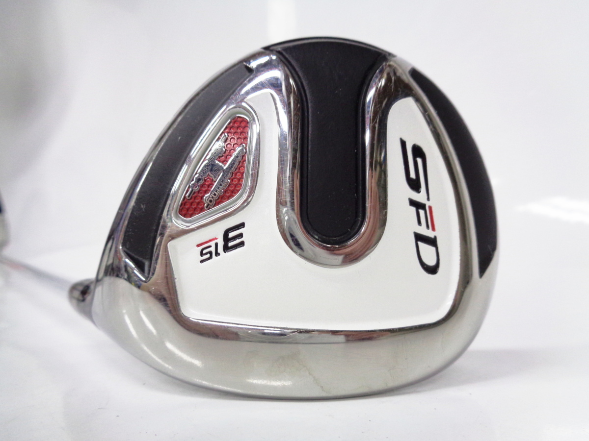 中古品★ロイヤルコレクション SFD フェアウェイウッド★3W 15°★純正カーボン ATTAS RC w55 (S)ヘッドカバー付属
