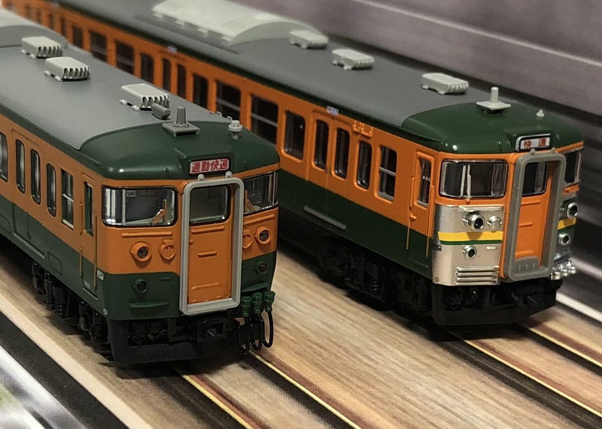 KATO115系1000番台湘南色JR仕様基本増結15両+マイクロエース115系湘南