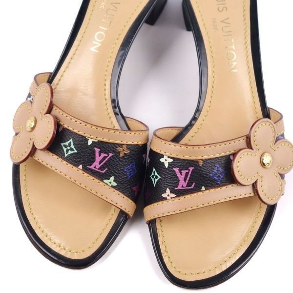 美品 ルイヴィトン LOUIS VUITTON モノグラム マルチカラー フラワー 