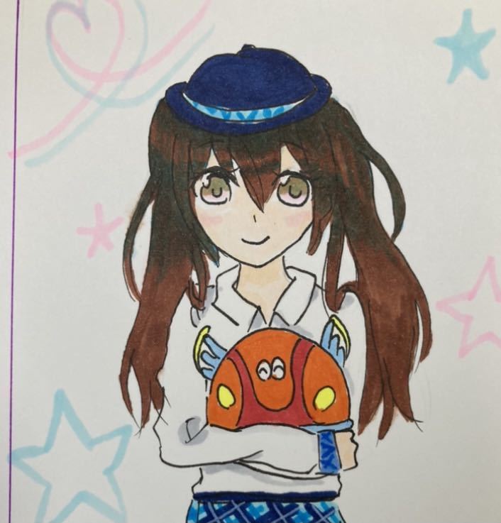手描きイラスト オリジナル リクエストいただいた ガールスカウト マカロリンちゃん 手描きイラスト 売買されたオークション情報 Yahooの商品情報をアーカイブ公開 オークファン Aucfan Com