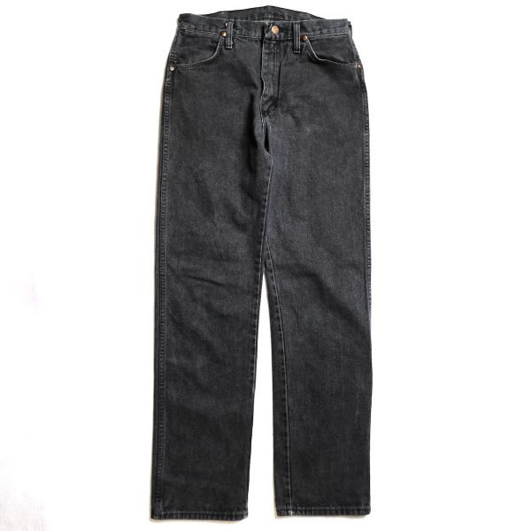 USA製 80s ラングラー 先染め 13MWZ ブラック 希少 Wrangler ブラック 