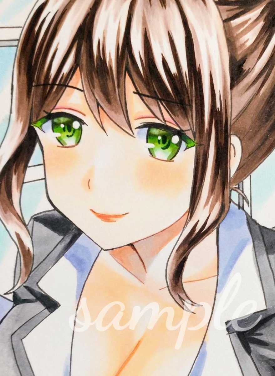 手描きイラスト オリジナル 〈秘書〉A5(手描きイラスト)｜売買された