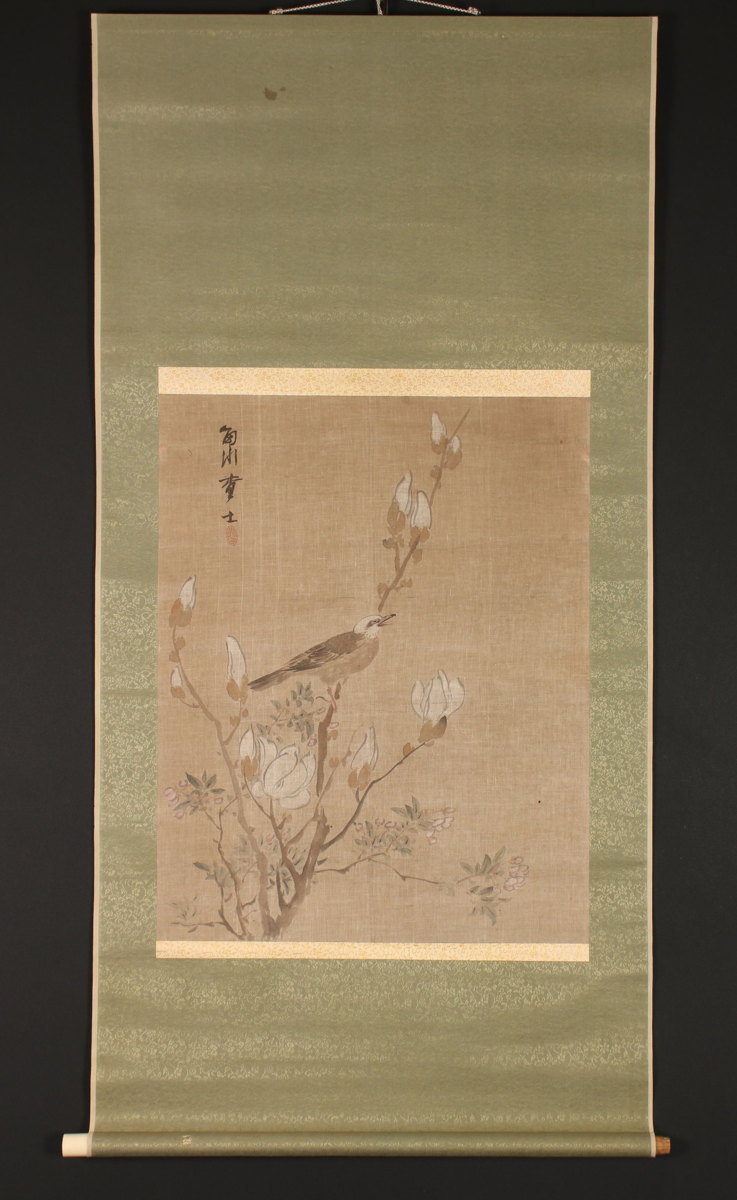 ◇《真 作》寺 田 春 弌【 花 影 】F8号・油彩画 (サイン.裏書き