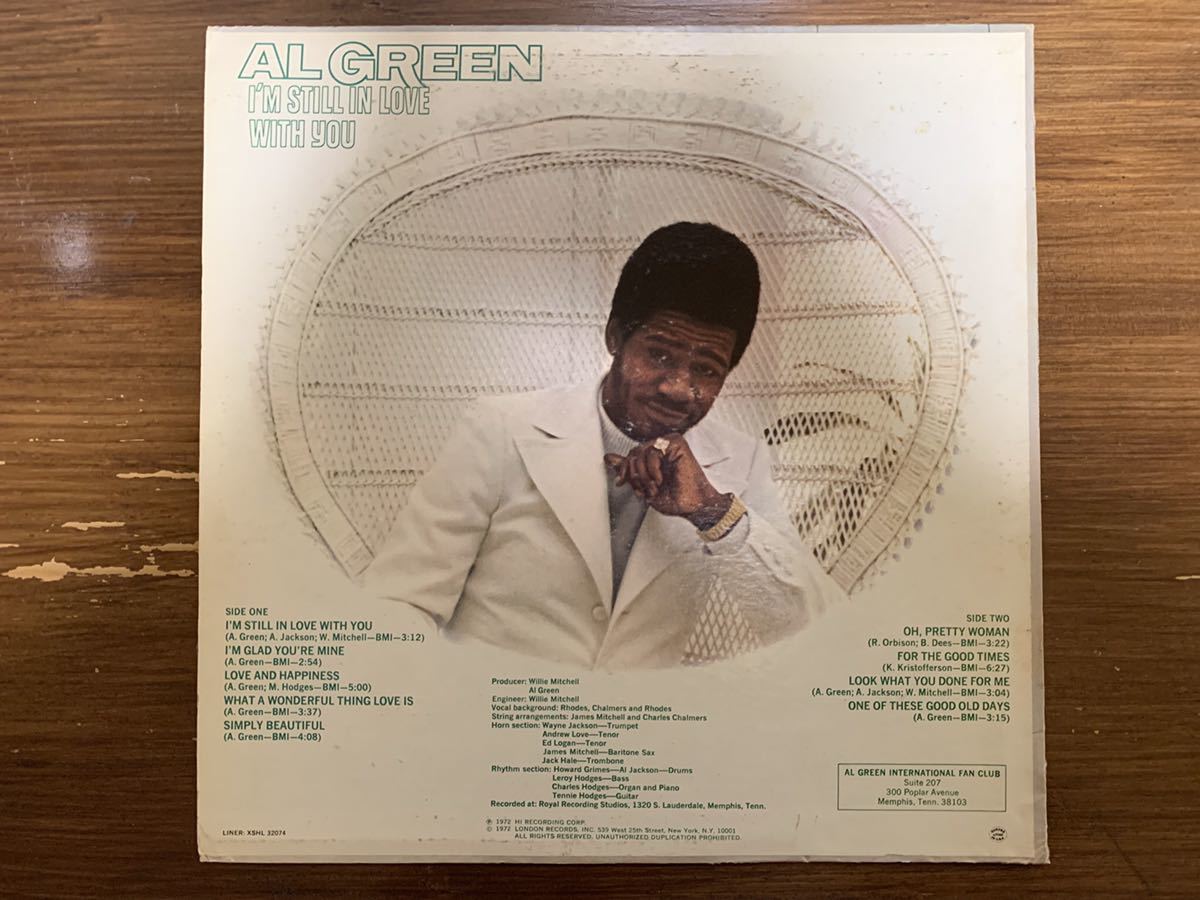 Al Green/I’m Still in Love With You XSHL 32074