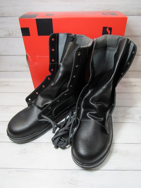 Simonシモン SS33 黒 C付黒紐　ハイカット安全靴 新品 未使用品]Simon シモン 安全靴 SS33黒C付 27㎝ 作業靴 工具、DIY用品