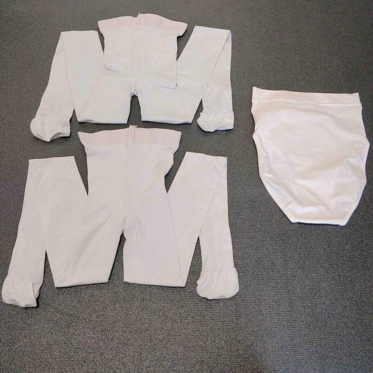 ショーツ+タイツ2枚 Lサイズ チャコット バレエ 新体操 衣装 レオタードのインナー(Chacott Sylvia ボディファンデーション)④_2