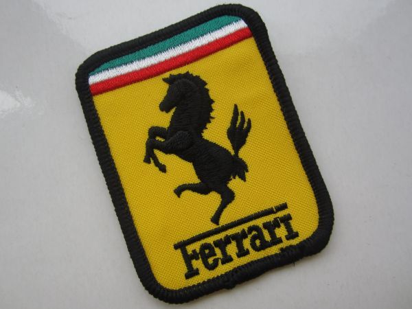 フェラーリ Ferrari イタリア 馬 外車 ロゴ ワッペン 刺繍 エンブレム 車 自動車 カー用品 整備 作業着 カスタム F1 ビンテージ 56 自動車関連グッズ 売買されたオークション情報 Yahooの商品情報をアーカイブ公開 オークファン Aucfan Com