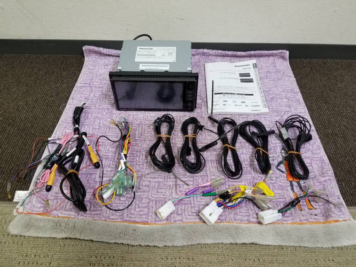 送料無料 Panasonic CN-AS300WD 地デジ/DVD/SD/Bluetooth/HDMI 日本製