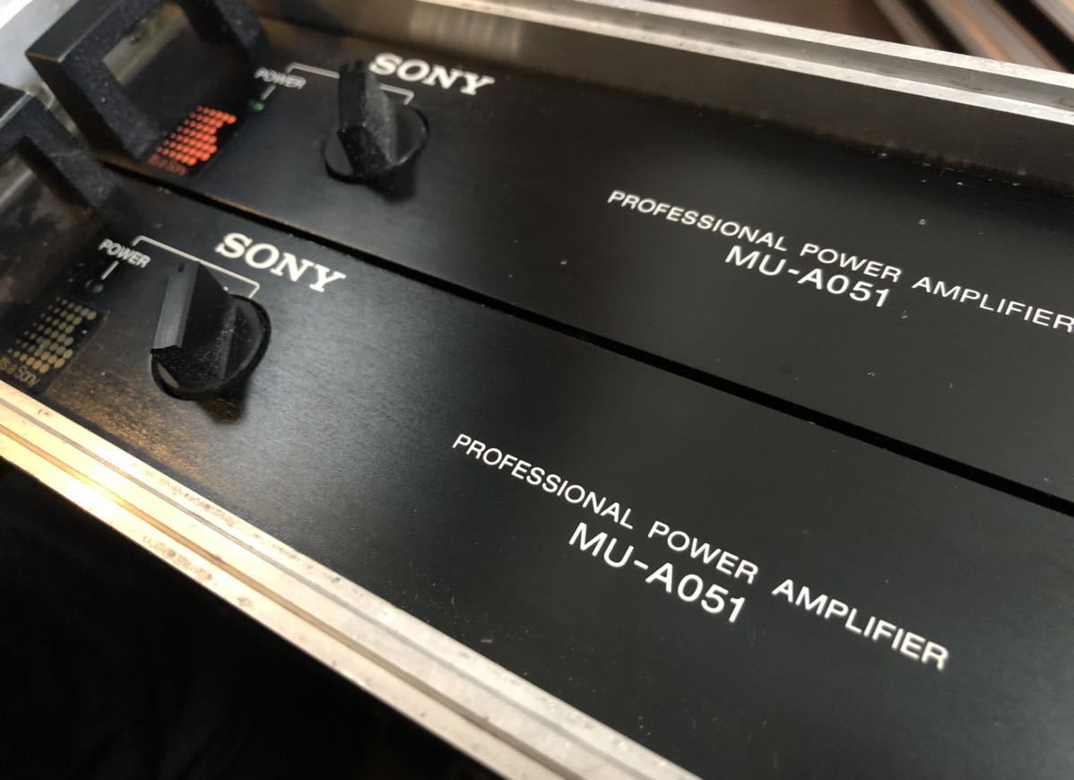 SONY 1Uラックマウントパワーアンプ MU-A051 ラスト1台 MU-A051 Yahoo