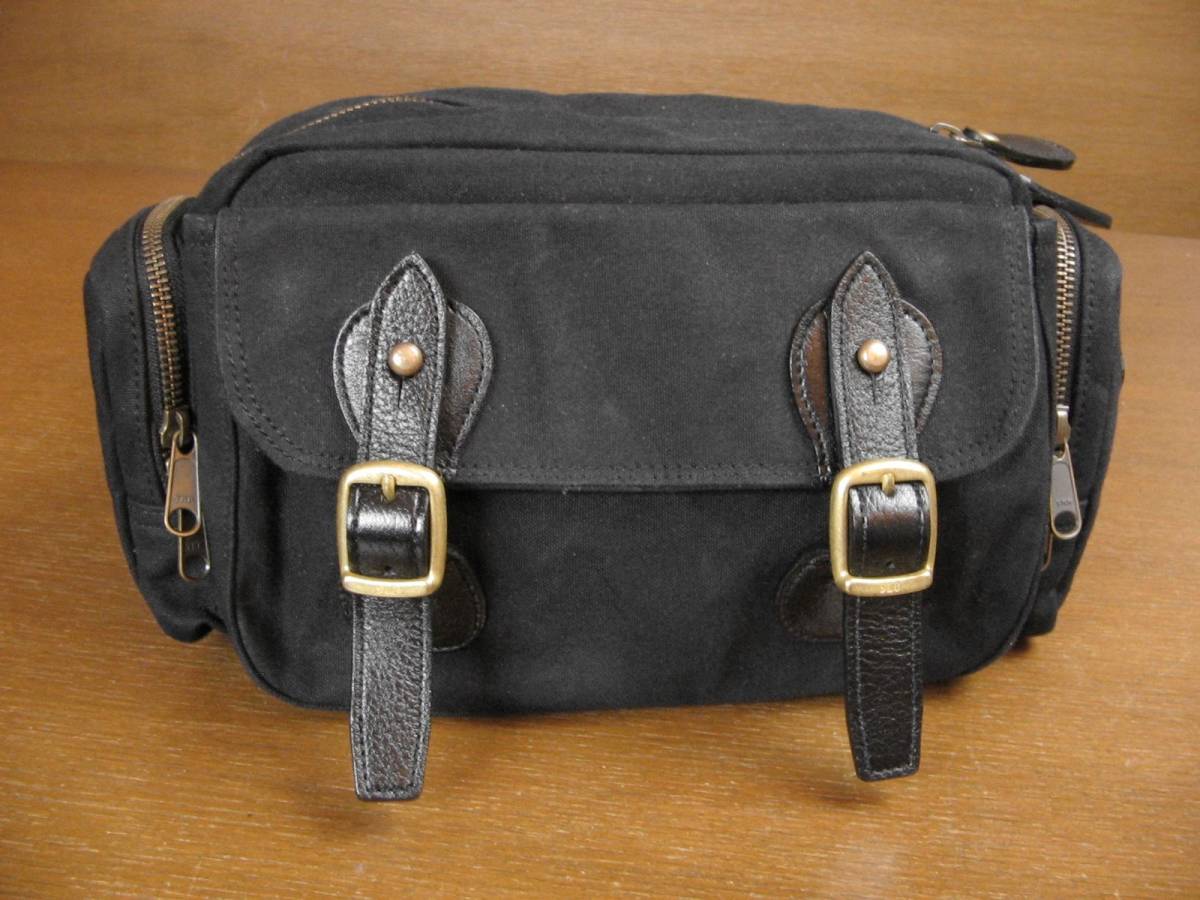 IKETEI　シルバーレイククラブ　9号帆布ウエストバッグ　黒　中古