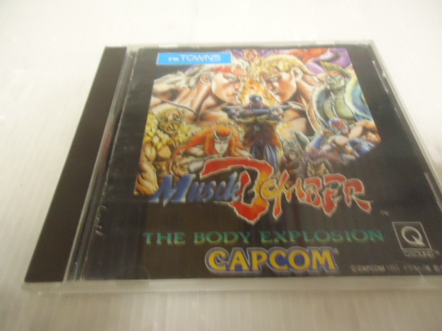 FM TOWNS マッスルボマー Muscle BOMER CAPCOM CD-ROM 中古 FM TOWNS