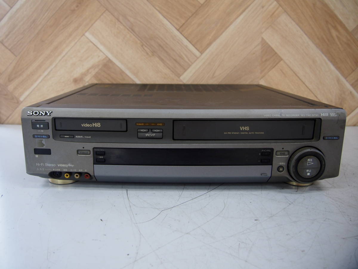 SONY WV-TW1 VHS WV-BW1 8mm ビデオデッキ Player Video - ダブル 