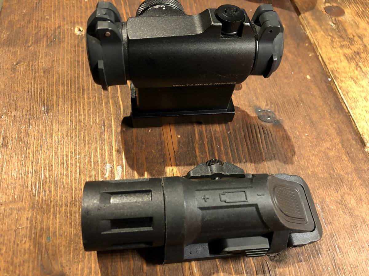 得価，人気SALE aimpohot T2ダットサイト INFORCE フラッシュライト レプリカ マルイ M4 KSC タナカ(パーツ)｜売買されたオークション情報、yahooの商品情報をアーカイブ公開 - オークファン パーツ