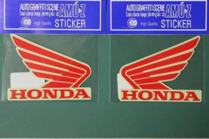 送料250円 ホンダ クリアベースステッカー ウイングマーク 左 R 31 黒 7 赤 8 白 9 右 R 34 黒 0 赤 1 白 2 ステッカー デカール 売買されたオークション情報 Yahooの商品情報をアーカイブ公開 オークファン Aucfan Com