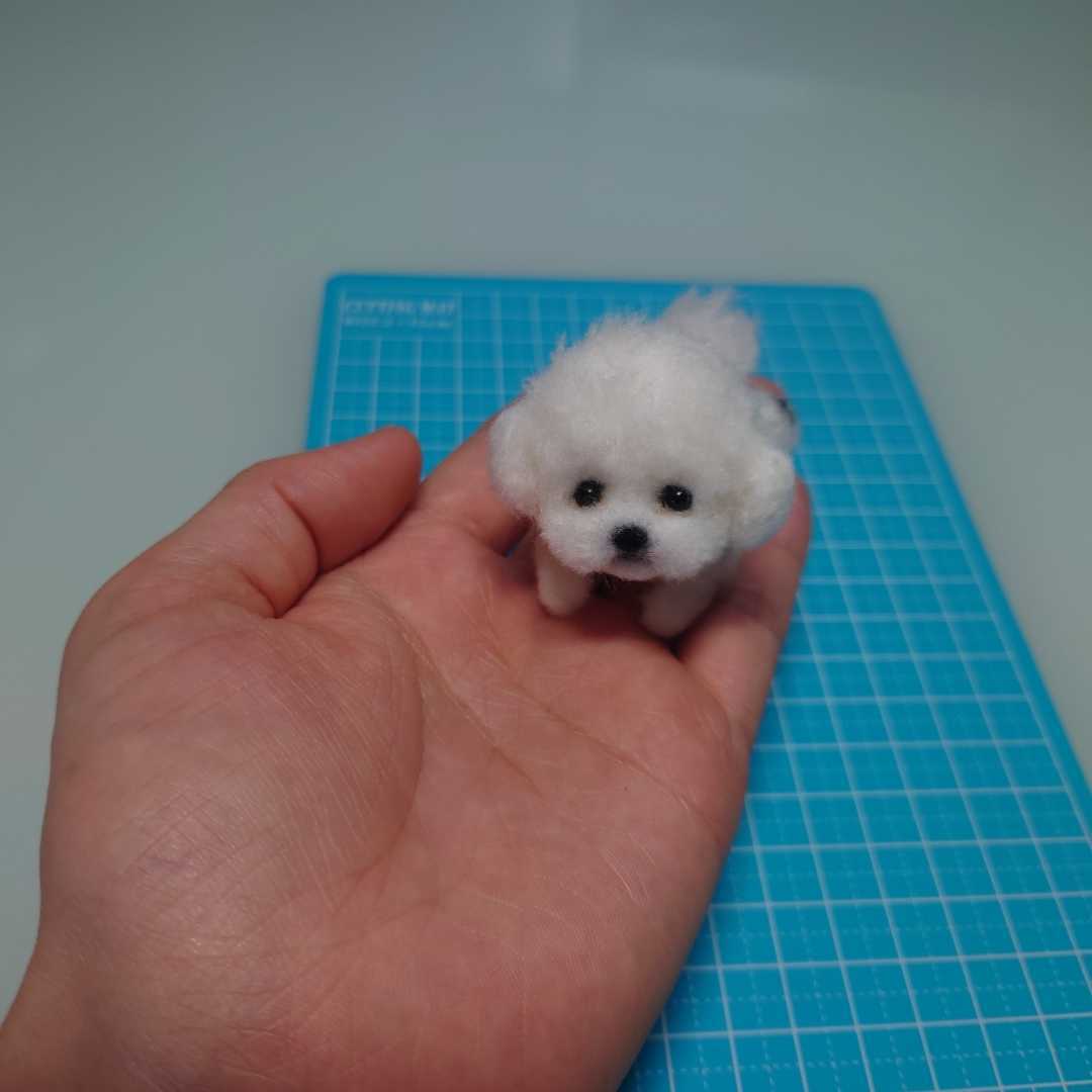 ハンドメイド ビションフリーゼ 羊毛フェルト 犬 【公式通販】