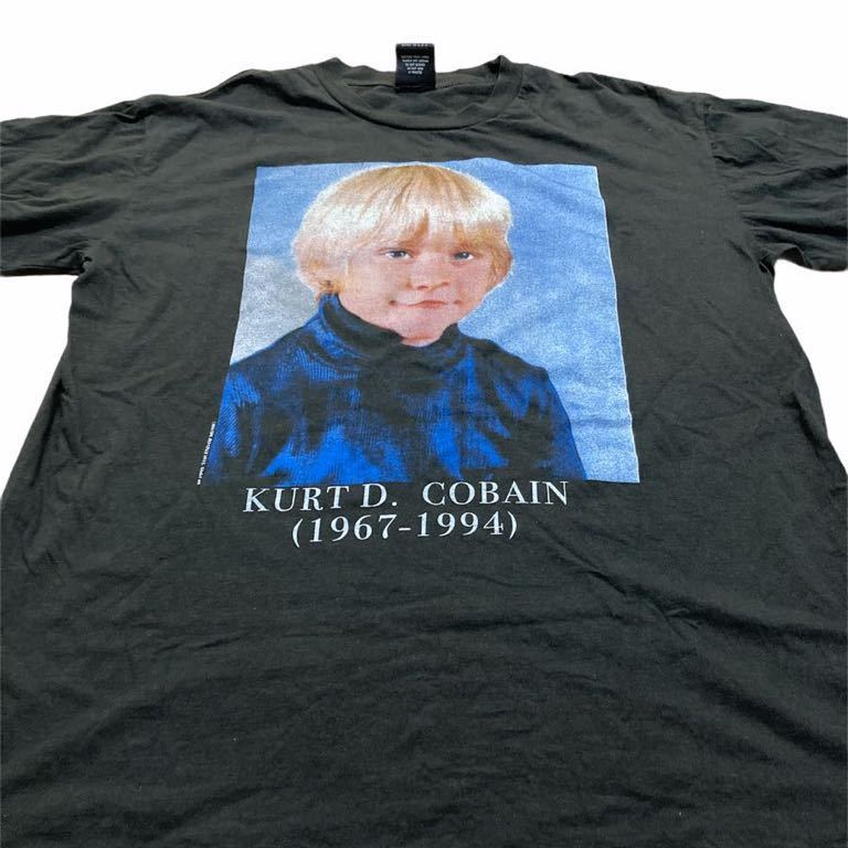 NIRVANAカートコバーンTシャツ追悼 幼少期バンドTシャツ ニルヴァーナXL 幼少期 カートコバーン ニルヴァーナ 追悼 NIRVANA Nirvana カート