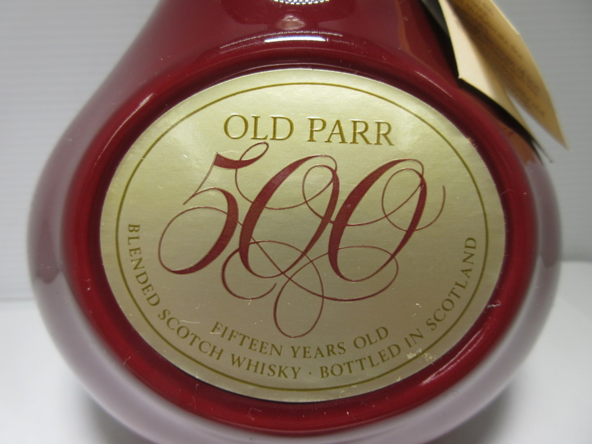 オールドパー 500 陶器(重量1，116g) スコッチウイスキー OLD PARR