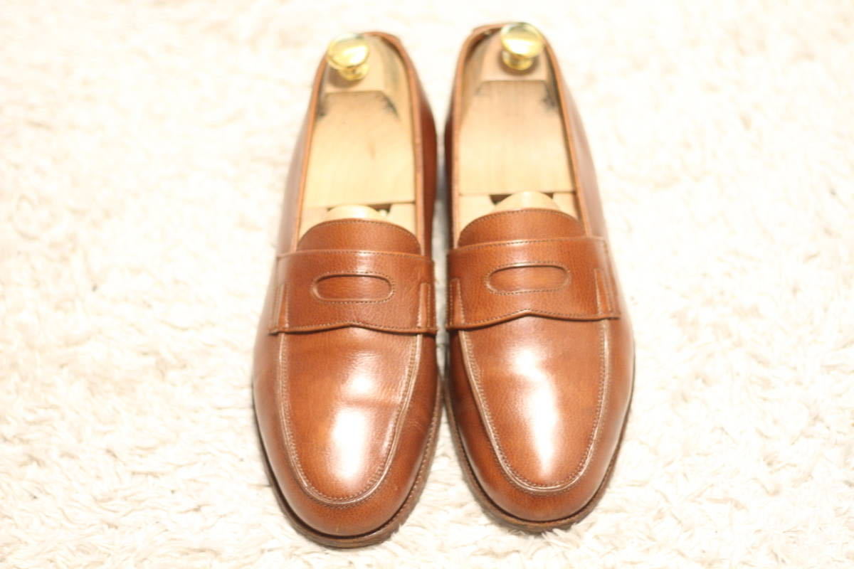 エルメス期】John Lobb PARIS ローファー LOPEZ グレインレザー 6.5EE 