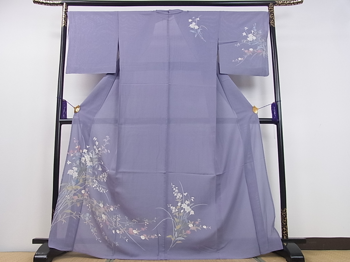 平和屋着物□訪問着 辻が花 絞り 暈し染め ますいわ屋扱い 逸品 未使用