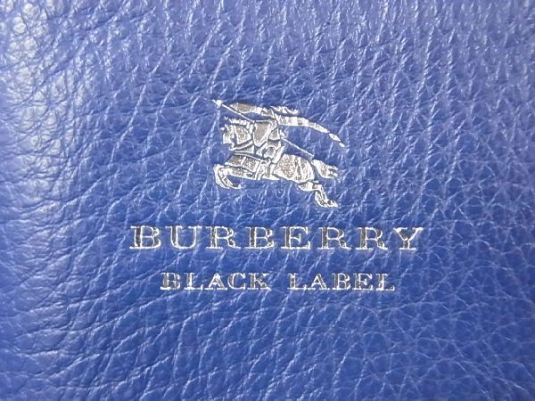 1円 □極美品□ BURBERRY バーバリー ブルーレーベル ロゴ レザー
