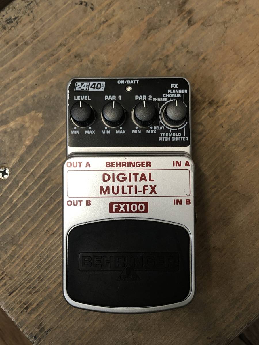 中古 BEHRINGER DIGITAL MULTI-FX FX100_2
