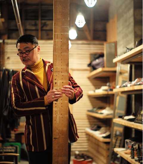ANATOMICA COLLEGE JACKET FOX BROTHERS BURGANDY MUSTARD 46 